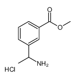 Benzoic acid, 3-(1-aminoethyl)-, Methyl ester, hydrochloride Structure