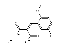 dipotassium 2,5-dimethoxybenzylidenemalonate结构式
