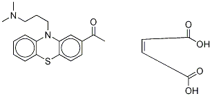 乙酰丙嗪-d6马来酸盐结构式