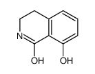 8-羟基-3,4-二氢-2H-异喹啉-1-酮结构式