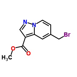 Methyl 5-(bromomethyl)pyrazolo[1,5-a]pyridine-3-carboxylate Structure