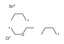dibutyl-chloro-(2-ethoxyethyl)stannane Structure