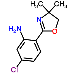 5-Chloro-2-(4,4-dimethyl-4,5-dihydro-1,3-oxazol-2-yl)aniline Structure