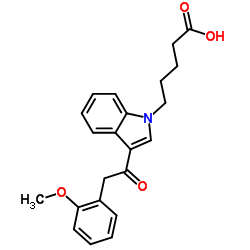 JWH 250 N-pentanoic acid metabolite Structure