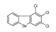 1,2,3-trichlorodibenzoselenophene Structure