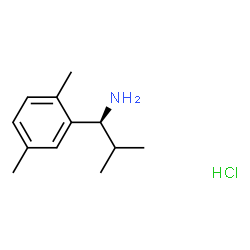 (S)-1-(2, 5-二甲基苯基)-2-甲基丙-1-胺盐酸盐结构式