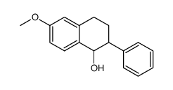 2-Phenyl-6-methoxy-1,2,3,4-tetrahydronaphthalen-1-ol Structure