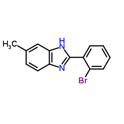 2-(2-Bromophenyl)-5-methyl-1H-benzimidazole Structure