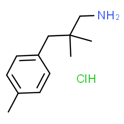 2,2-Dimethyl-3-p-tolylpropan-1-amine hydrochloride结构式