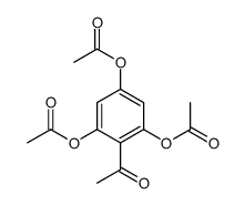 (4-acetyl-3,5-diacetyloxyphenyl) acetate结构式