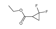 2,2-difluorocyclopropane-1-carboxylic acid Structure