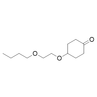 4-(2-丁氧基乙氧基)环己-1-酮结构式