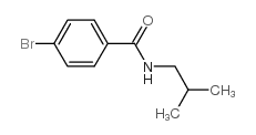 N-异丁基-4-溴苯甲酰胺结构式