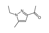 Ethanone, 1-(1-ethyl-5-methyl-1H-pyrazol-3-yl)- (9CI) Structure