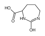 (r)-(9ci)-六氢-2-氧代-1H-1,3-二氮杂卓-4-羧酸结构式
