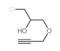 2-Propanol,1-chloro-3-(2-propyn-1-yloxy)-结构式