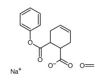 sodium,formaldehyde,6-phenoxycarbonylcyclohex-3-ene-1-carboxylate Structure