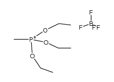 Methyltriethoxyphosphonium tetrafluoroborate结构式