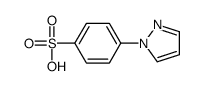 1-(4-苯磺酸基)吡唑结构式