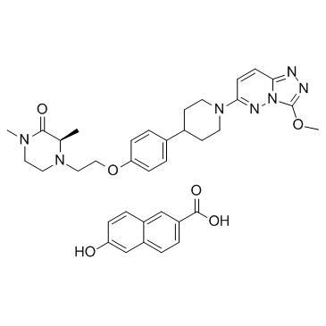 AZD5153 6-羟基-2-萘甲酸结构式