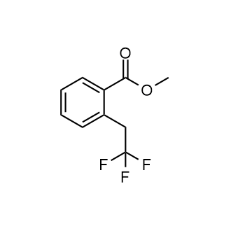 2-(2,2,2-三氟乙基)苯甲酸甲酯结构式