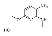6-methoxy-2-N-methylpyridine-2,3-diamine,hydrochloride Structure