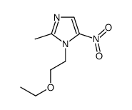 1-(2-ethoxyethyl)-2-methyl-5-nitroimidazole Structure