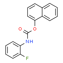 Carbamic acid, (2-fluorophenyl)-, 1-naphthalenyl ester (9CI)结构式