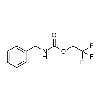 2,2,2-三氟乙基N-苄基氨基甲酸酯结构式