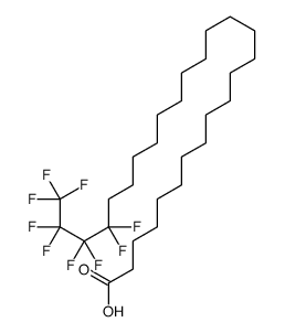 24,24,25,25,26,26,27,27,27-nonafluoroheptacosanoic acid Structure