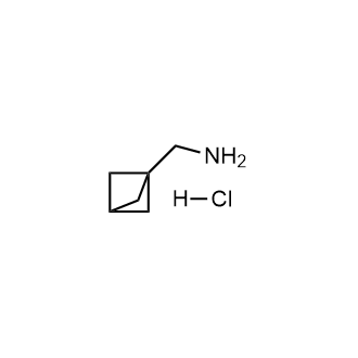 Bicyclo[1.1.1]pentan-1-ylmethanamine hydrochloride Structure