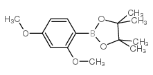 2,4-二甲氧基苯硼酸频那醇酯结构式