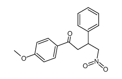 1-(4-methoxyphenyl)-4-nitro-3-phenylbutan-1-one结构式