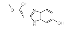 Carbamic acid, N-(6-hydroxy-1H-benzimidazol-2-yl)-, methyl ester Structure