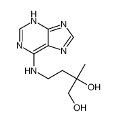 2-methyl-4-(7H-purin-6-ylamino)butane-1,2-diol Structure