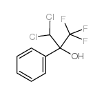 3,3-dichloro-1,1,1-trifluoro-2-phenylpropan-2-ol结构式