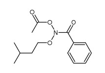 isopentyl N-acetoxybenzohydroxamate Structure