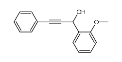 1-(2-methoxyphenyl)-3-phenyl-prop-2-yn-1-ol Structure
