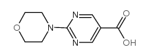 2-morpholinopyrimidine-5-carboxylic acid Structure