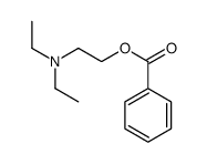 2-(diethylamino)ethyl benzoate结构式