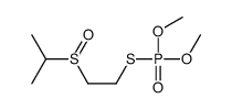 S-[2-(isopropylsulphinyl)ethyl] O,O-dimethyl phosphorothioate结构式