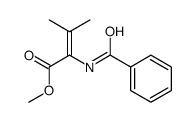 methyl 2-benzamido-3-methylbut-2-enoate结构式