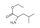 ethyl L-leucinate Structure