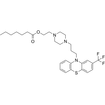 Fluphenazine enanthate结构式