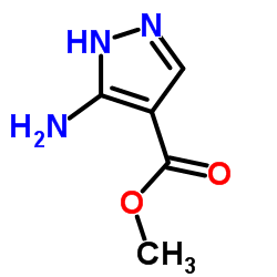 3-氨基吡唑-4-甲酸甲酯结构式