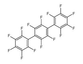 1,2,3,4,5-pentafluoro-6-[2,3,5,6-tetrafluoro-4-(2,3,4,5,6-pentafluorophenyl)phenyl]benzene结构式