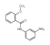 N-(3-氨基苯基)-2-甲氧基苯甲酰胺结构式