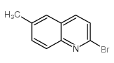 2-Bromo-6-methylquinoline Structure