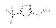 2-(甲基硫代)-5-(三氟甲基)-1,3,4-噻二唑结构式