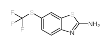 2-Amino-6-(trifluoro-methylsufanyl)benzothiazole Structure